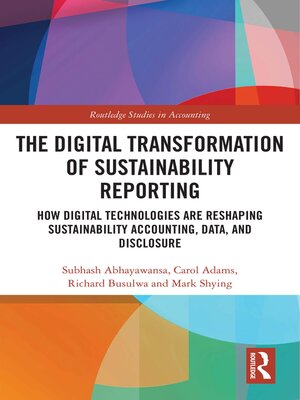 cover image of The Digital Transformation of Sustainability Reporting